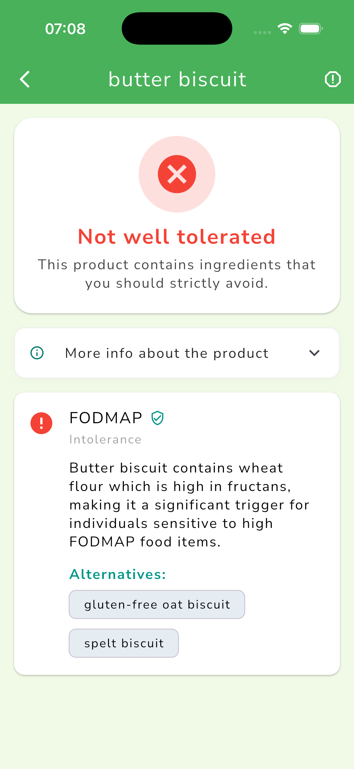 Tolerly Result Page